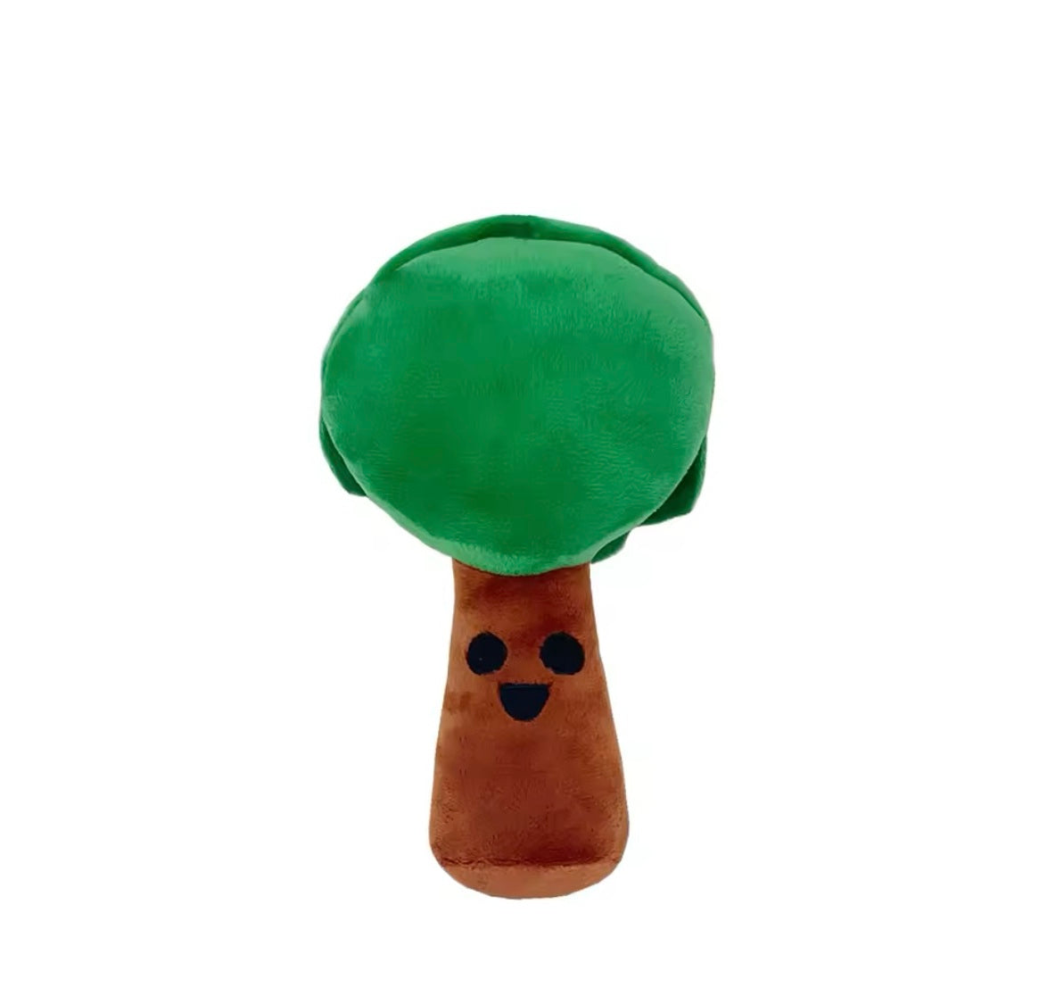Mr. Tree The Sprunki Plush Plush toy shaped like a tree with a brown trunk and green top on a white background